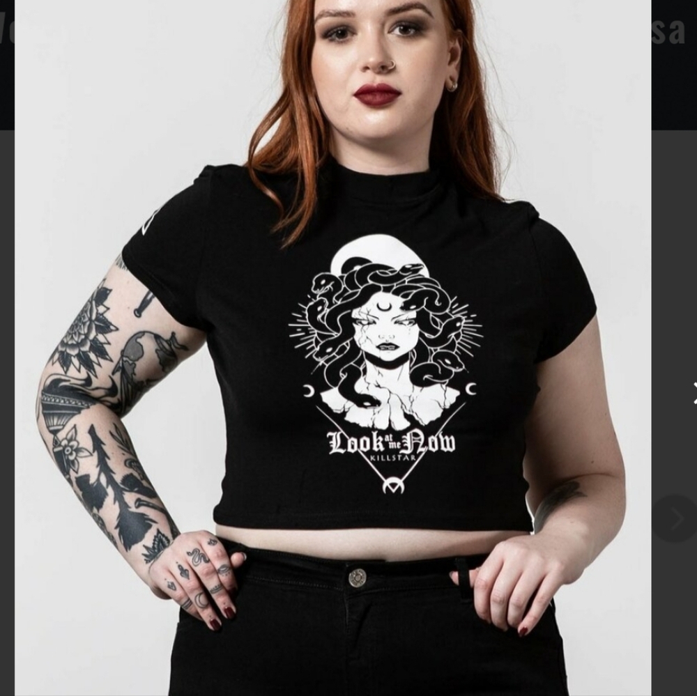 ISO KILLSTAR LOOK AT ME NOW MEDUSA CROP TOP IN SIZE XXL